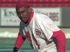 Anthony McClanahan of the Calgary Stampeders in 1998.
