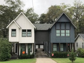 Nashville has seen a growth of infills replacing older homes. For a while, two infills needed to be attached at some point, leading to Plus-15-type links.