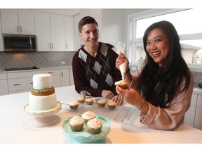Paul Boone and Shana Ng love their new home in Harmony out in Springbank. This includes the carriage house above the garage where Shana plans on running a boutique cake and cupcake business.