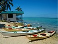 Kayaking island to island is a great way to explore Belize.