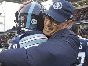 Toronto Argonauts beat the Saskatchewan Rough Riders at BMO Field on Nov. 15, 2017