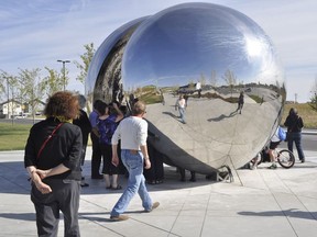 The Wishing Well sculpture proved too hot for Calgarians.