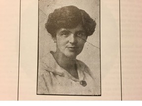 Annie Gale, Canada's first female alderman, elected in Calgary in 1917. Handout