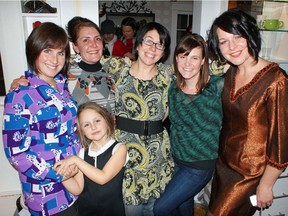 Julie Van Rosendall's polyester & cheese Christmas party. Courtesy, Julie Van Rosendall