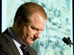 Ron Bailey, senior vice-president, Canadian Operations of Nexen Energy, speaks with media on Jan. 16, 2016, one day after the explosion at Long Lake.