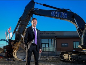 Patrick Briscoe of Graywood Developments at the site for Fish Creek Exchange.