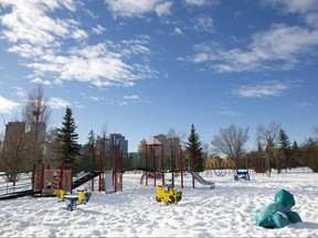 Rotary Park, an accessible playground, in Calgary, on Saturday January 13, 2018. Leah Hennel/Postmedia