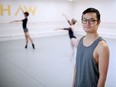 Former Alberta Ballet principal dancer Yukichi Hattori was photographed at the H/W School of Ballet on Wednesday January 17, 2018.  H/W School of Ballet and its principals, Yukichi Hattori, Tara Williamson and Galien Johnston-Hattori are hosting Blue Gala on Feb. 3. The second annual event at Arts Commons will feature several dance genres including ballet, hip hop, contemporary, tap and ballroom. Gavin Young/Postmedia