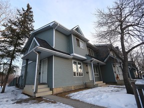 A townhouse complex in Calgary's Inglewood neighbourhood was photographed on Tuesday January 23, 2018. The City says some of the provincially owned low income housing units it oversees in the complex are in need of repairs and hopes the province can provide more funding. Gavin Young/Postmedia