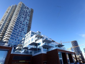 The City of Calgary assessors reported the median assessed value for condominiums is $260,000 down from $270,000 last year on Thursday January 4, 2018. Darren Makowichuk/Postmedia