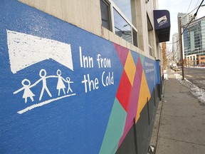 The exterior of Inn from the Cold, an emergency shelter for families.