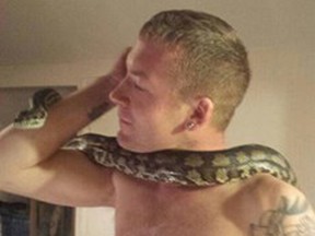 Dan Brandon, the 31-year-old man believed to have been killed by his 2.4-metre python named Tiny.