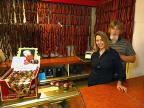 Dana and Ken Meissinger are part of the 47 years that Meissingers have owned Illichman's Sausage Shop.