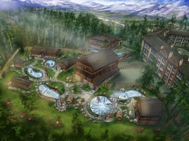 Kananaskis Nordic Spa artist concept.