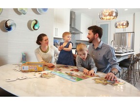 Joel and Crystal Klassen with their children Elias, 3 and Lily, 1, can't wait to move into their new home by Baywest Homes in Ranchers' Rise by Bordeaux Developments