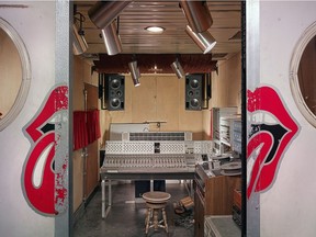 The Rolling Stones mobile studio restored in Calgary is part of the new Backstage Pass Tour at the National Music Centre.