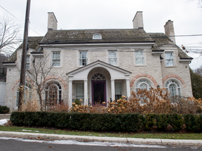 The Panneton residence in Toronto, above, like the Ghadakis home, is in the well-off Hoggs Hollow part of the city.