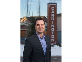 Paul Boskovich in the new northwest Calgary community of Carrington by Genstar Development Co.