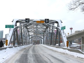 The Langevin (Reconciliation) Bridge is shown in downtown Calgary on Friday, Dec. 29, 2017.