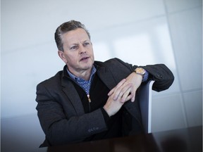 CEO of Pembina Pipeline Corp. Mick Dilger in their headquarters in Calgary, Alberta, Feb. 10, 2018.