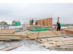 Construction of new multi-family development increased in the Calgary area last month.