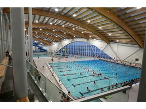 The pools of the Shane Homes YMCA.
