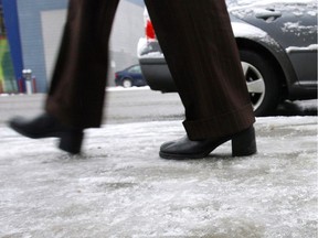 Sidewalks should always be kept free of snow and ice, says reader.