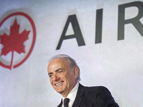 Air Canada President and CEO Calin Rovinescu attends the company's annual general meeting in Montreal, Friday, May 5, 2017. Air Canada's fourth-quarter revenue and adjusted earnings came in ahead of analyst estimates, as the Montreal-based airline posted record-high annual revenue for 2017.