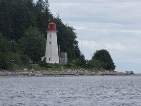 Cape Mudge lighthouse on Quadra Island, across the Georgia Strait from Campbell River, B.C. July 1, 2012. TERRY FARRELL/DAILY HERALD-TRIBUNE/QMI AGENCY