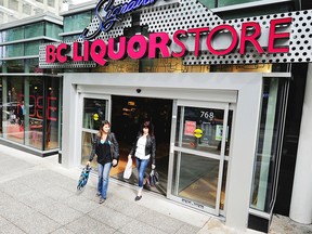 B.C. liquor store in Vancouver. The B.C. market for Alberta beer is for all intents and purposes unavailable.