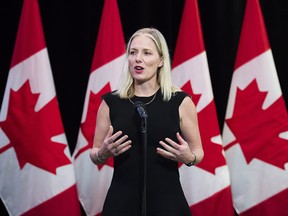 Minister of Environment and Climate Change Catherine McKenna