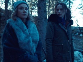 Megan Follows and Melanie Scrofano in Season 3 of Wynonna Earp.