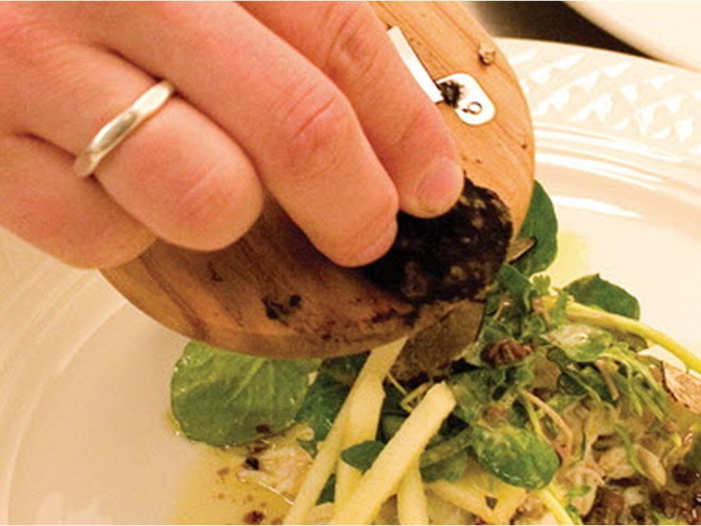 Truffles are often shaved into food such as pasta. Courtesy Oregon Truffle Festival