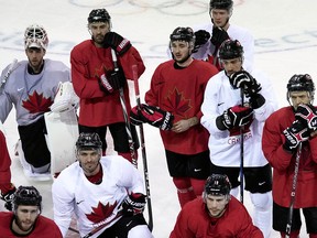Look left and right down the Canadian Olympic men’s hockey bench and the stories all have their own texture, their own element of emotion.