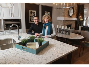 Laurie McBain and Scott Alkenbrack fell in love with the bright and airy floor plan their new home will have in Mahogany.