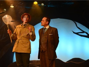 Stage West's Baskerville: A Sherlock Holmes Comedy, now playing until April 15. Photos courtesy, John Watson Photography