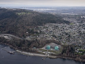 Kinder Morgan Trans Mountain Expansion Project's Westeridge loading dock is in Burnaby, B.C.