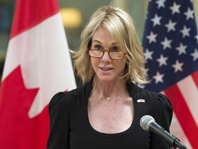 United States Ambassador to Canada Kelly Craft spoke about the importance of innovation in the oilpatch during a Kelly Craft, the U.S. Ambassador to Canada, and Canadian Ambassador to the U.S. David MacNaughton during a discussion hosted Monday by the Energy Council of Canada in Ottawa.