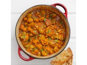 Vegetarian Curry for ATCO Blue Flame Kitchen for Feb. 28, 2018; image supplied by ATCO Blue Flame Kitchen