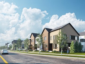 Arrive at Redstone Way features two-storey townhomes.