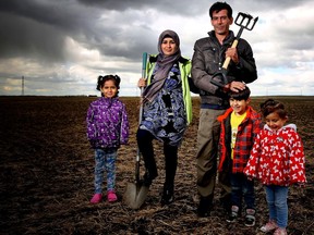 Syrian refugees Mohamed Eldaher, his wife Nahiama and children Aicha, Raibeh and Aber were featured in a series of Postmedia stories last summer.