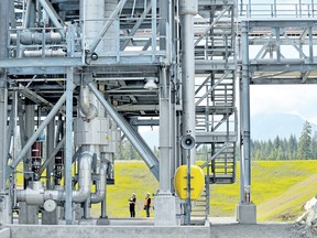 LADYSMITH, B.C.- JUNE 8, 2011- The new Fortis BC liquefied natural gas (LNG) storage plant at Mount Hayes near Ladysmith, B.C. on June 8, 2011.   Vancouver Sun story by Scott Simpson (Ian Smith-PNG)  Trax-00053584A [PNG Merlin Archive]   [PNG Merlin Archive] ORG XMIT: POS2013020717183311