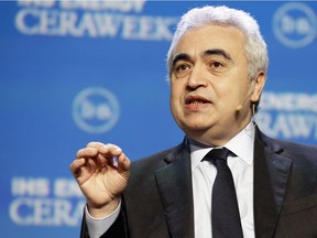 Fatih Birol, executive director of the International Energy Agency, spoke Monday about the state of the oil industry at the annual IHS CERAWeek conference. Birol is seen here in a February 2016 file photo.