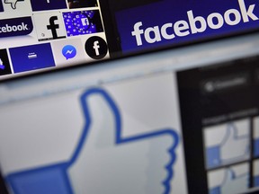 (FILES) This file photo taken on November 20, 2017 shows logos of US online social media and social networking service Facebook. Facebook said on March 20, 2018 it is 'outraged' by misuse of data by Cambridge Analytica, the British firm at the centre of a major data scandal rocking Facebook, who suspended its chief executive as lawmakers demanded answers from the social media giant over the breach. / AFP PHOTO / LOIC VENANCELOIC VENANCE/AFP/Getty Images