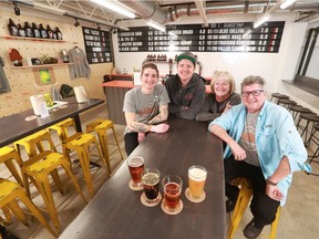 From left; Liam, Paddy, Kerry and Jordan Sorrenti at Paddy's Brewery and Barbecue.