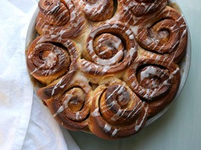 Cinnamon buns perfect for your weekend brunch.