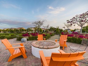 A community gathering space at Eastmark, in Arizona.