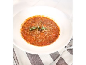 Ham and Lentil Soup with Barley for ATCO Blue Flame Kitchen for Mar. 28; image supplied by ATCO Blue Flame Kitchen