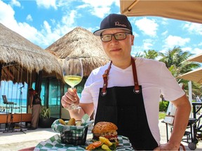Vancouver chef Joel Watanabe enjoyed his time cooking on the beach at El Dorado Resort in Mexico.