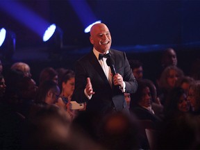 Howie Mandel wanders into the crowd during the opening of the 2017 Canadian Screen Awards in Toronto on Sunday, March 12, 2017. Canadian funnyman Howie Mandel is known as many things: a veteran stand up comic, a reality show judge, a germaphobe, a mental health advocate. And now, he's part-owner and the face of the venerable Montreal comedy festival Just For Laughs/Juste pour rire.THE CANADIAN PRESS/Peter Power ORG XMIT: CPT137